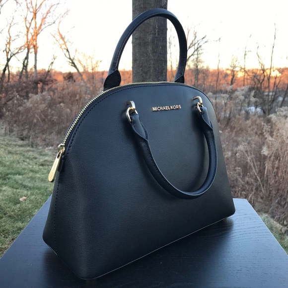 Michael Kors Handbags - ⭐️HP⭐Michael Kors Emmy Large Dome Satchel Leather